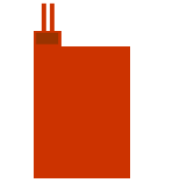 Leads Exits/One End Short Side with Tab Leads Exits/One End Short Side with Tab